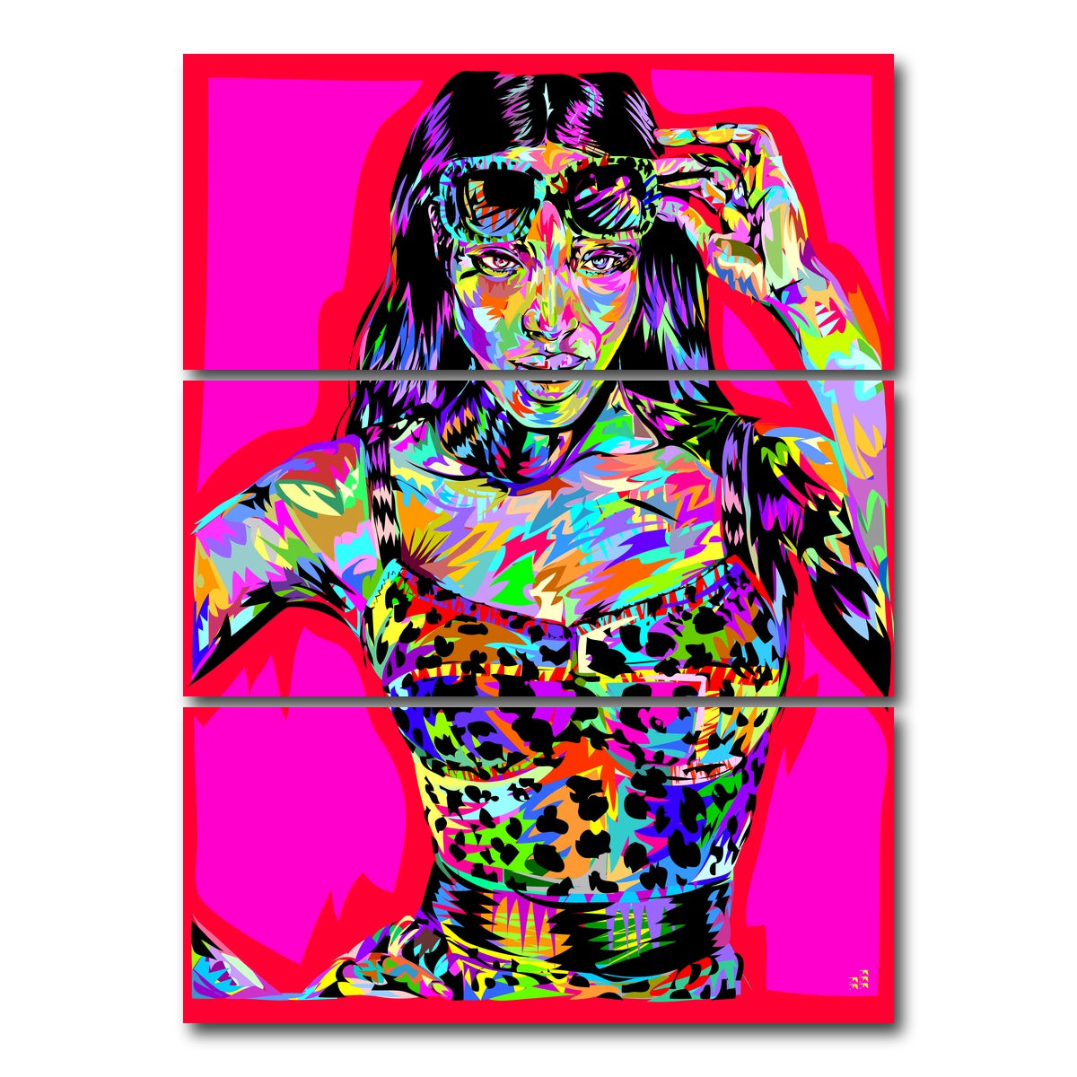 AUTO-MOCKUP WHITE | Cambell | 3 Piece | Gallery Wrap Canvas | group=8x18_stacked