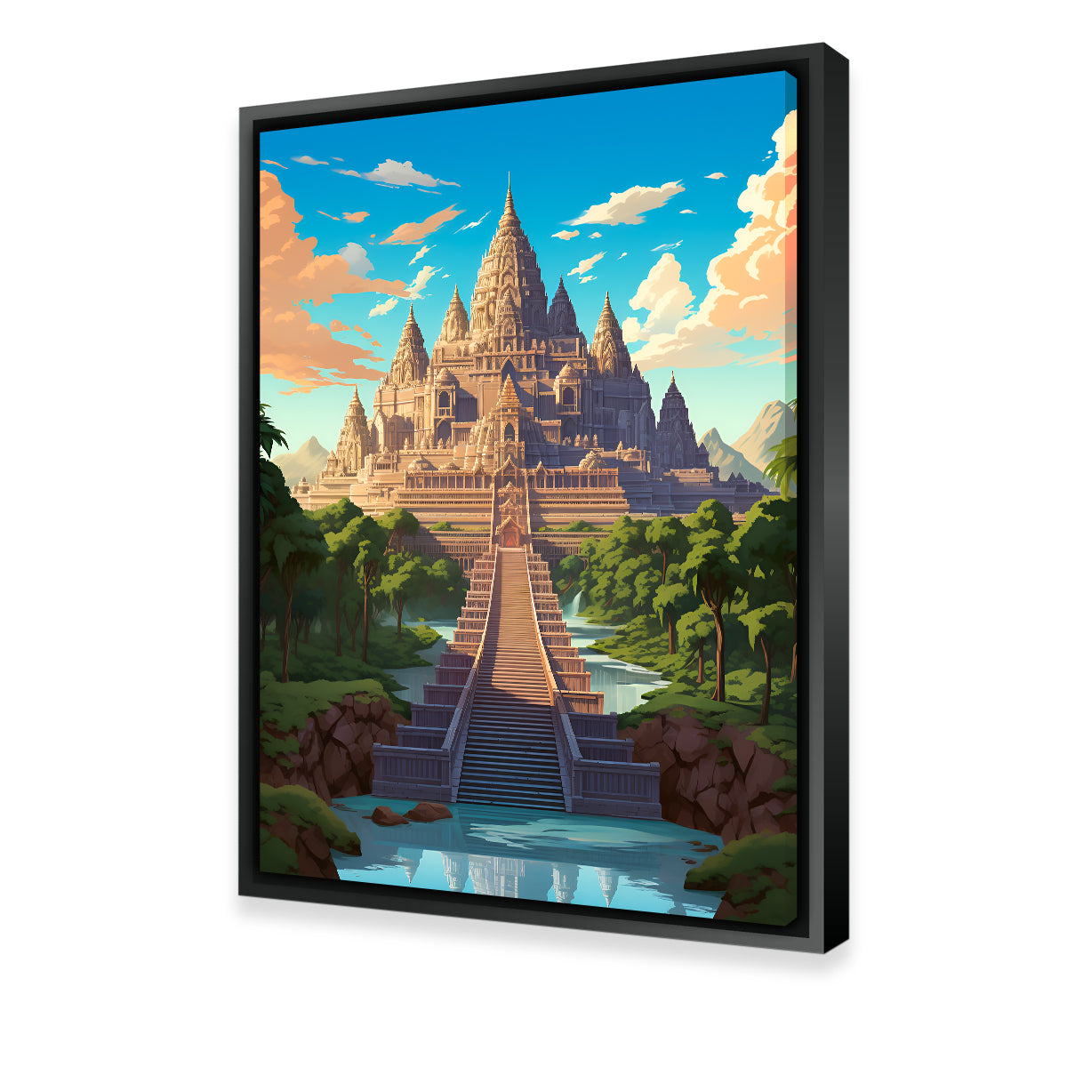 Cambodia - Angkor Wat Wall Art