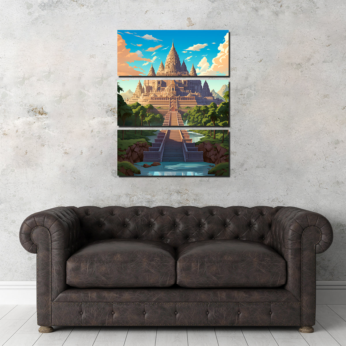 Cambodia - Angkor Wat Wall Art