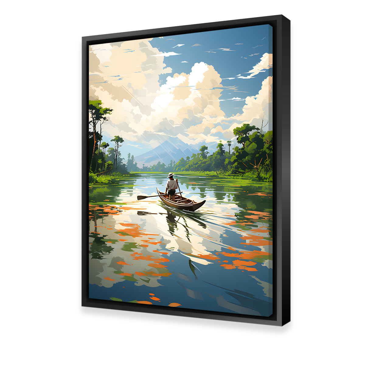 Cambodia - Siem Reap River Wall Art