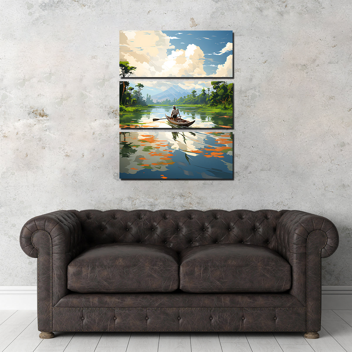 Cambodia - Siem Reap River Wall Art