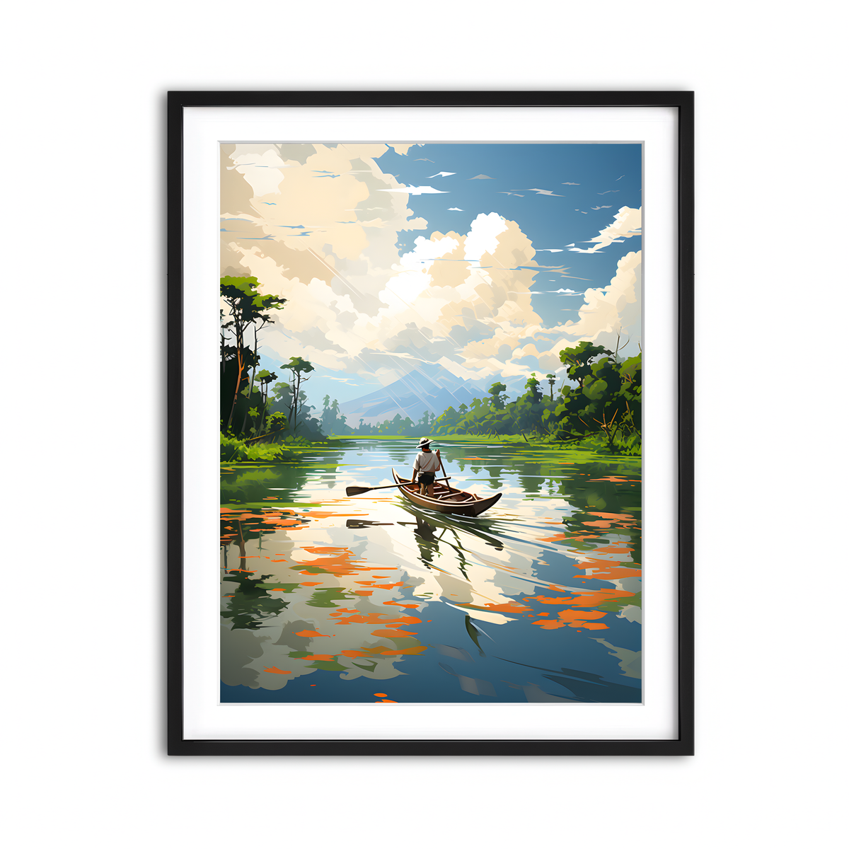 Framed Print 3x4 Black