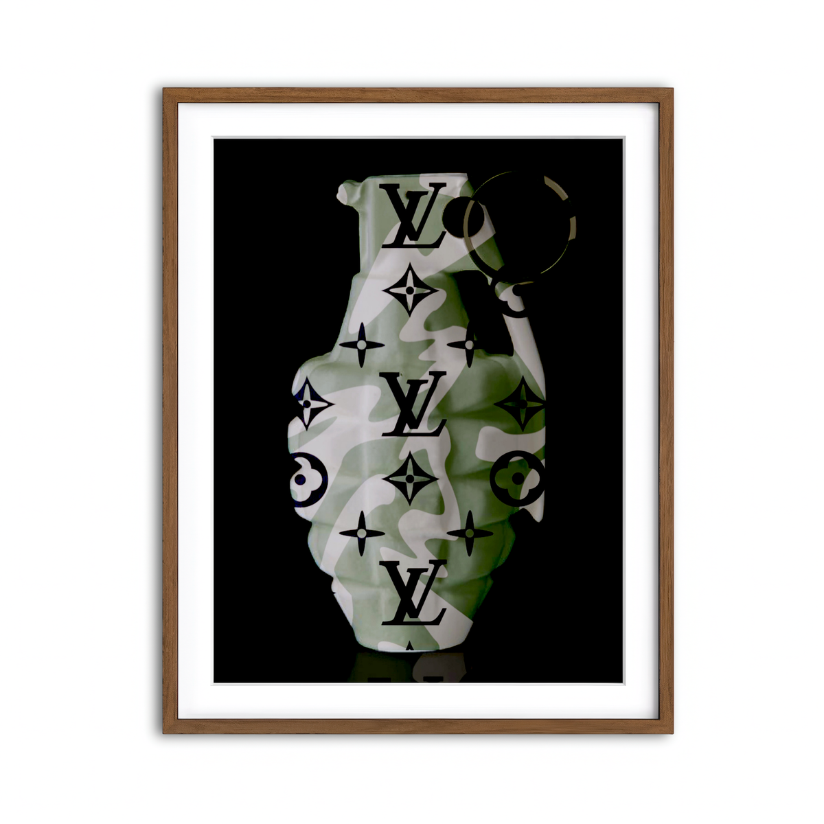 Framed Print 3x4 Walnut