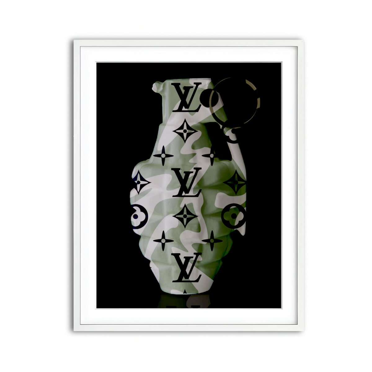 Framed Print 3x4 White