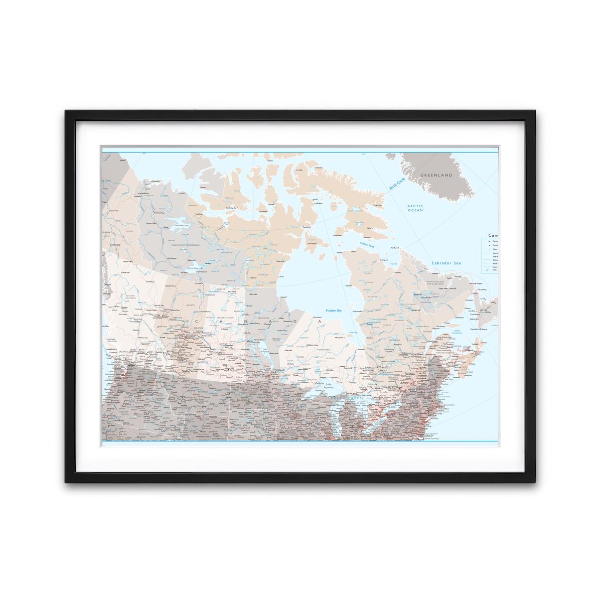 Framed Print 4x3 Black