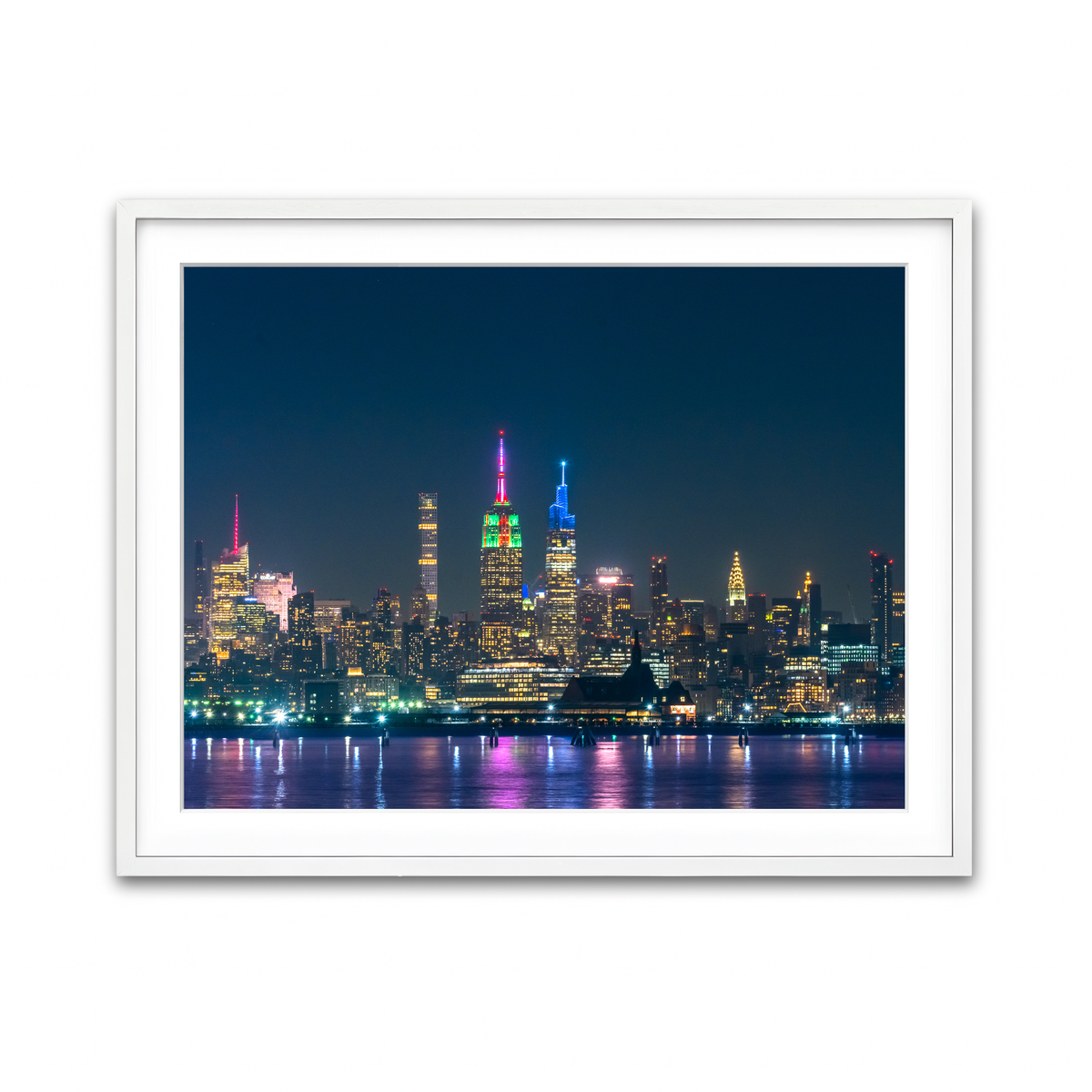 Framed Print 4x3 White