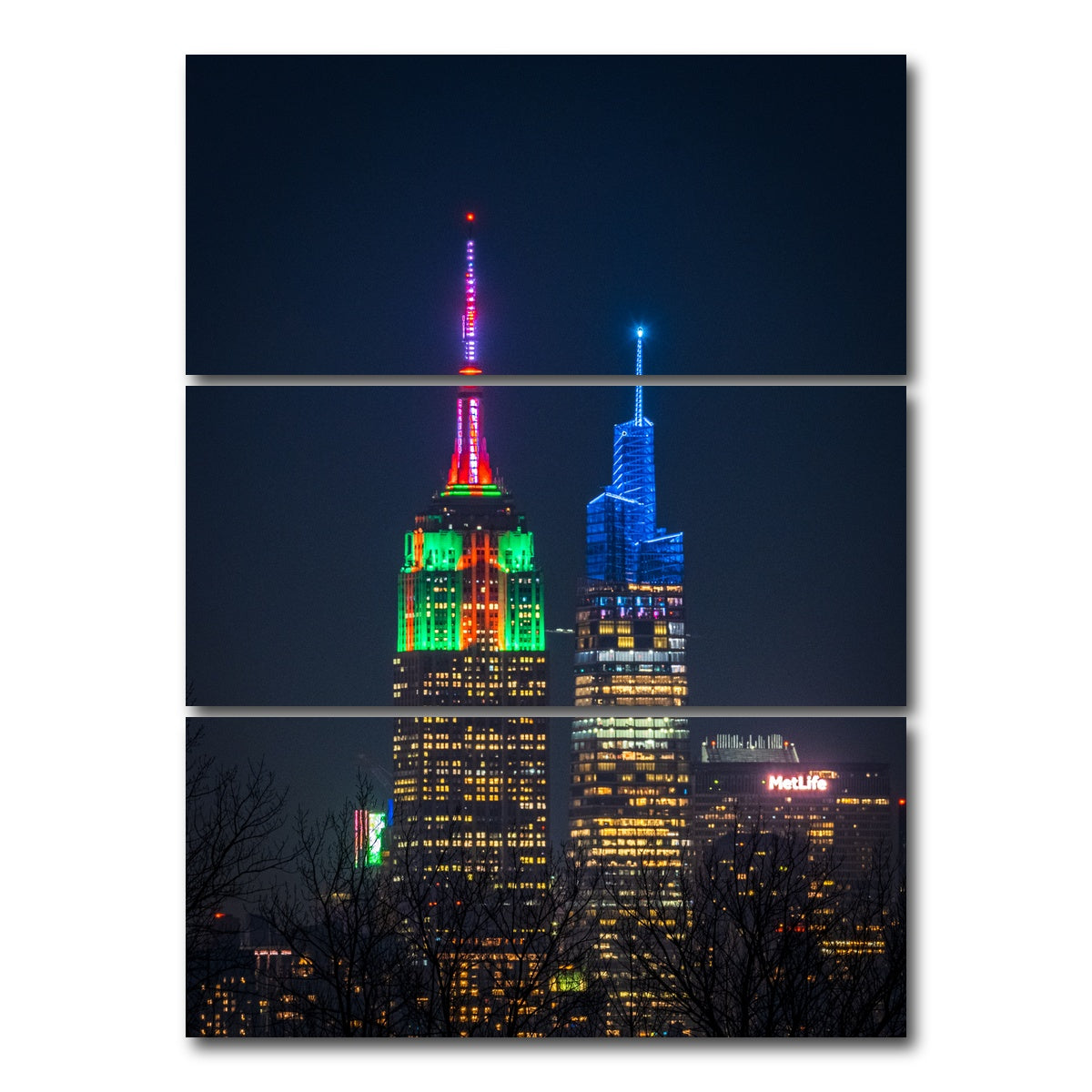 AUTO-MOCKUP WHITE | Candy in the Sky | 3 Piece | Gallery Wrap Canvas | group=8x18_stacked