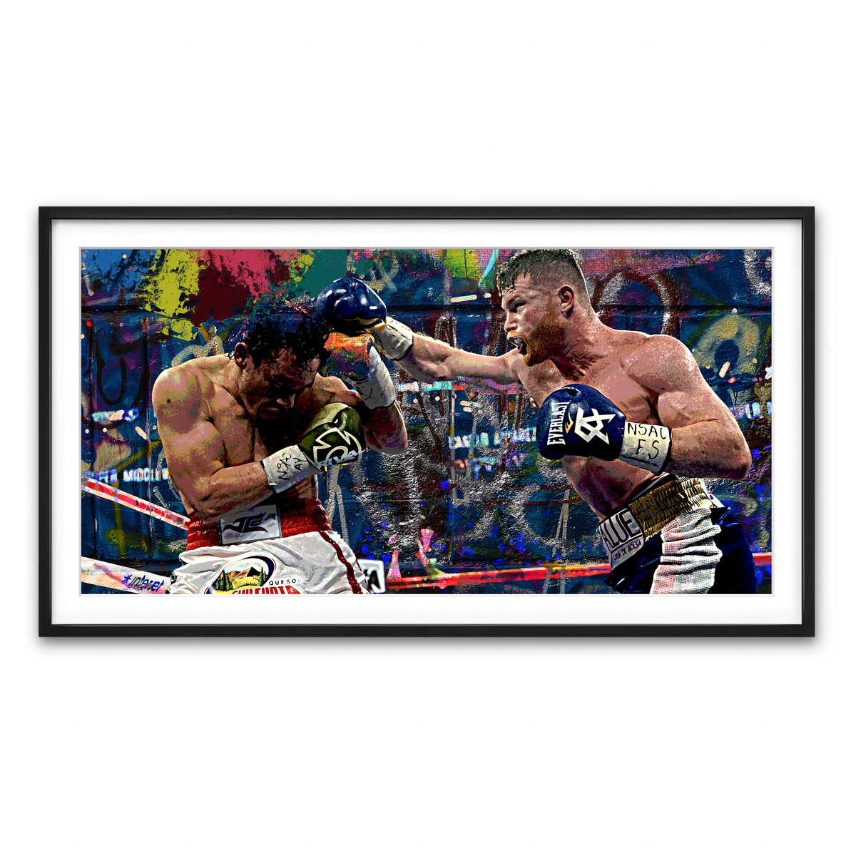 Framed Print 2x1 Black