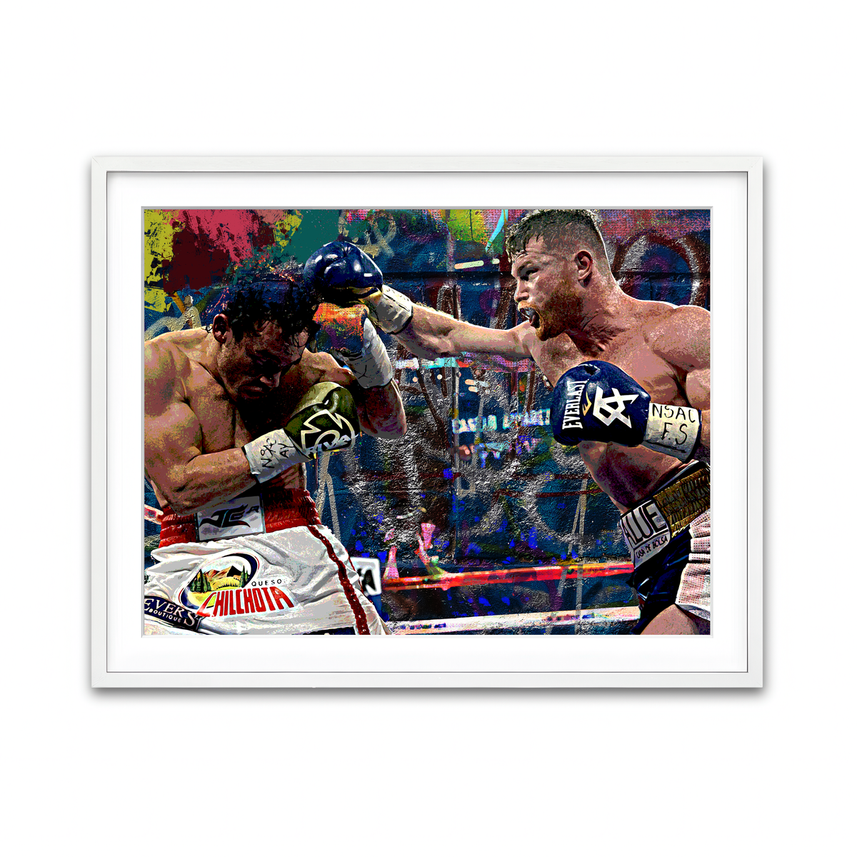 Framed Print 4x3 White