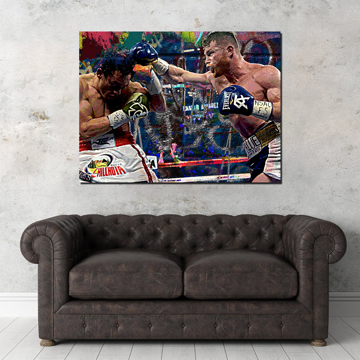 Canelo vs Chavez Jr Wall Art