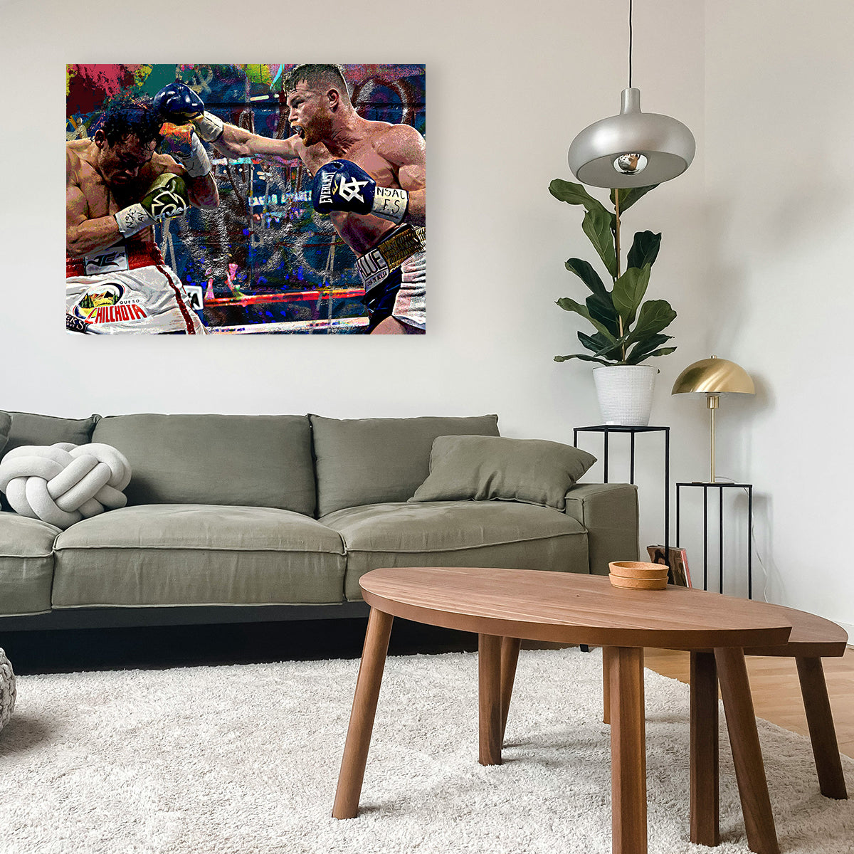Canelo vs Chavez Jr Wall Art