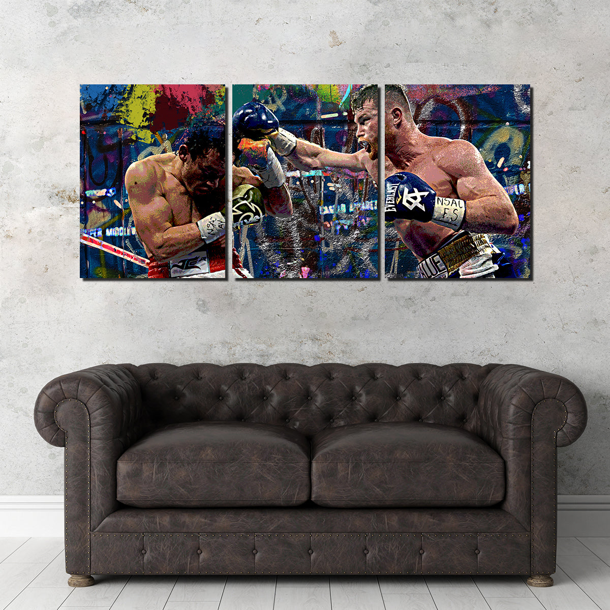 Canelo vs Chavez Jr Wall Art