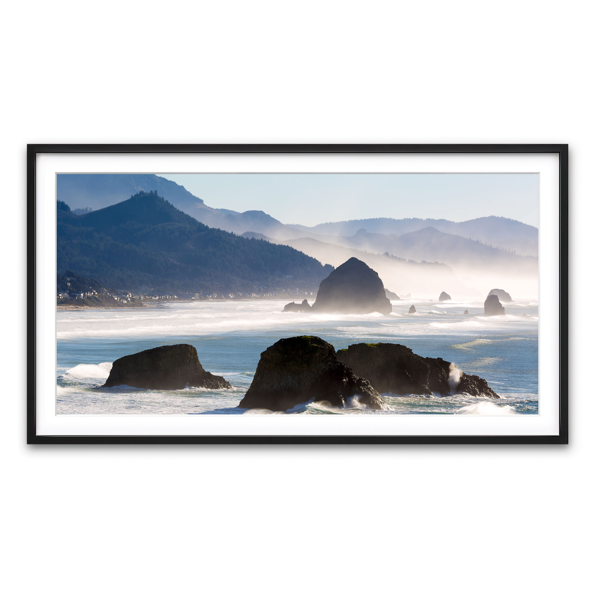 Framed Print 2x1 Black