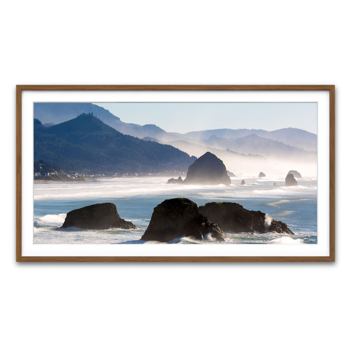 Framed Print 2x1 Walnut