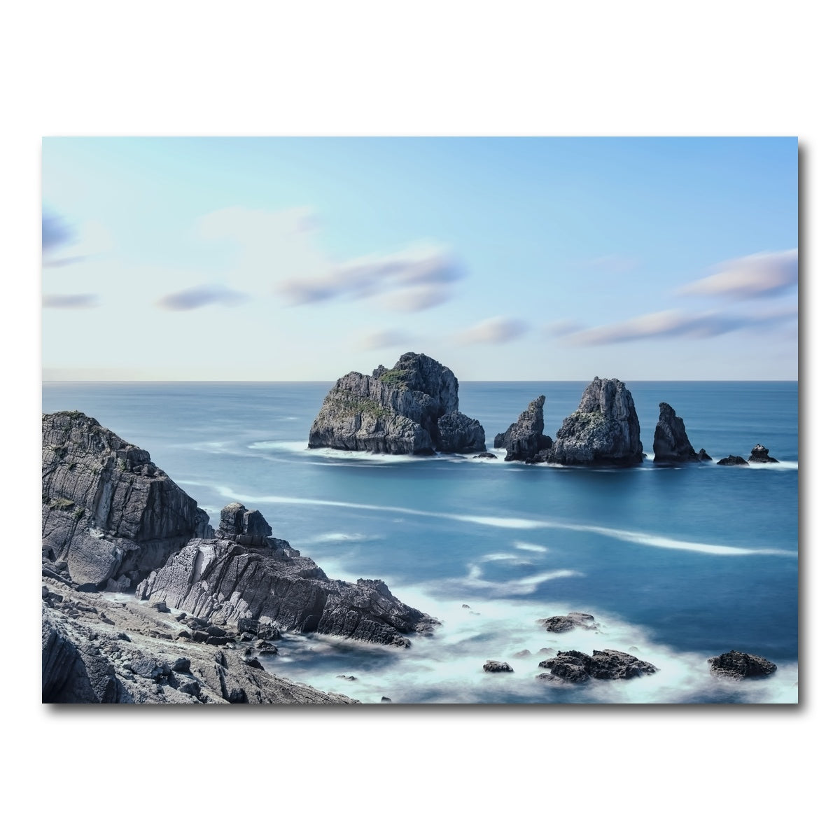 AUTO-MOCKUP WHITE | Cantabrian Sea | 1 Piece | Gallery Wrap Canvas | group=4x3