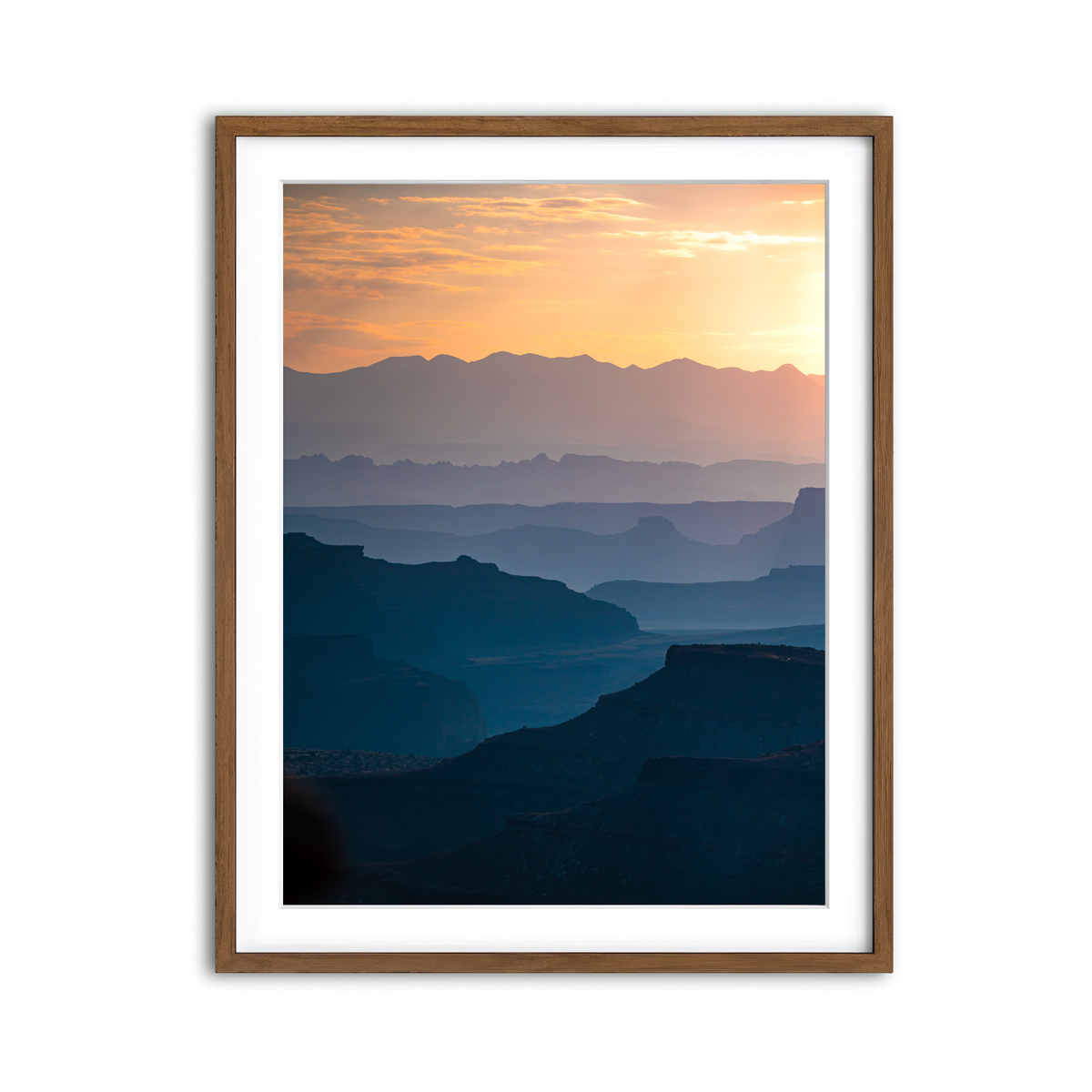 Framed Print 3x4 Walnut