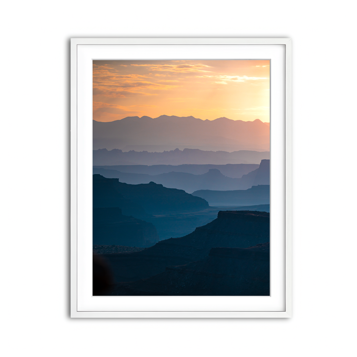 Framed Print 3x4 White