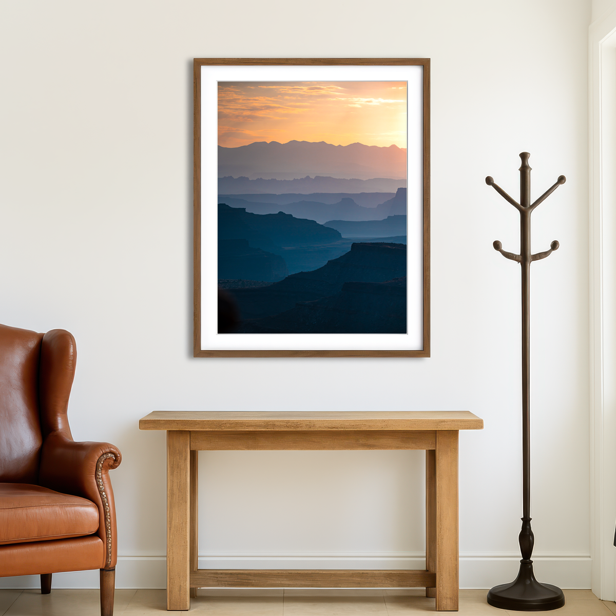 AUTO-MOCKUP ROOM | Canyon Layers Wall Art