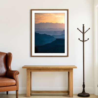 AUTO-MOCKUP ROOM | Canyon Layers Wall Art