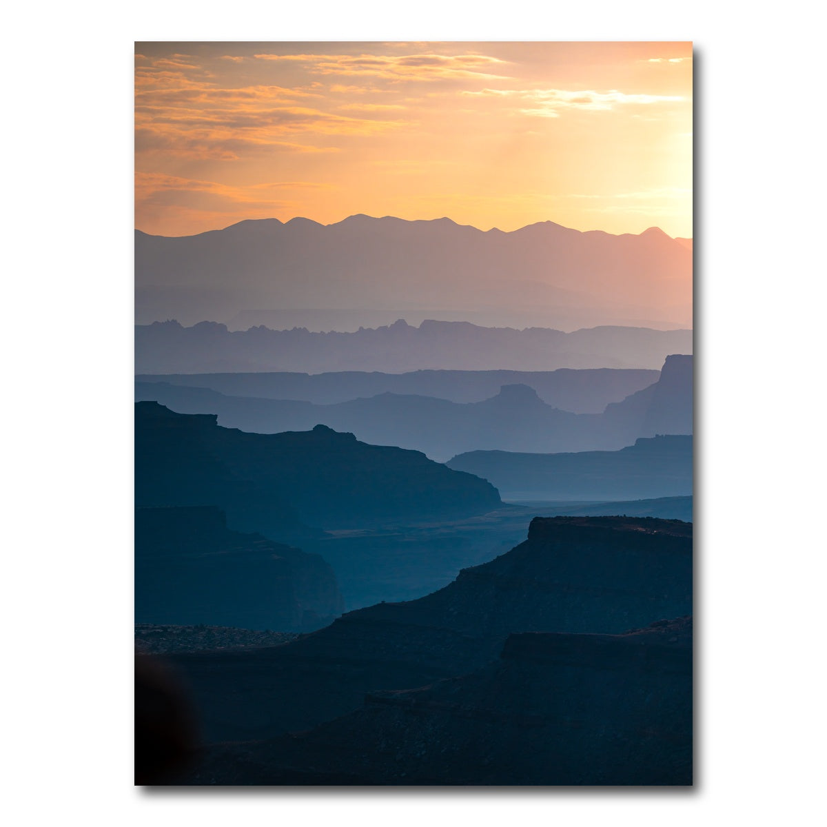 AUTO-MOCKUP WHITE | Canyon Layers | 1 Piece | Gallery Wrap Canvas | group=3x4