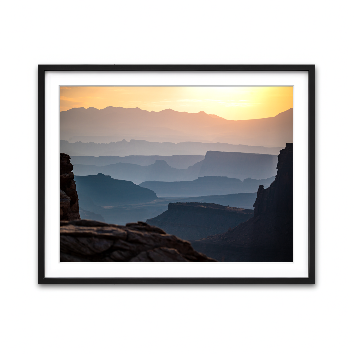 Framed Print 4x3 Black