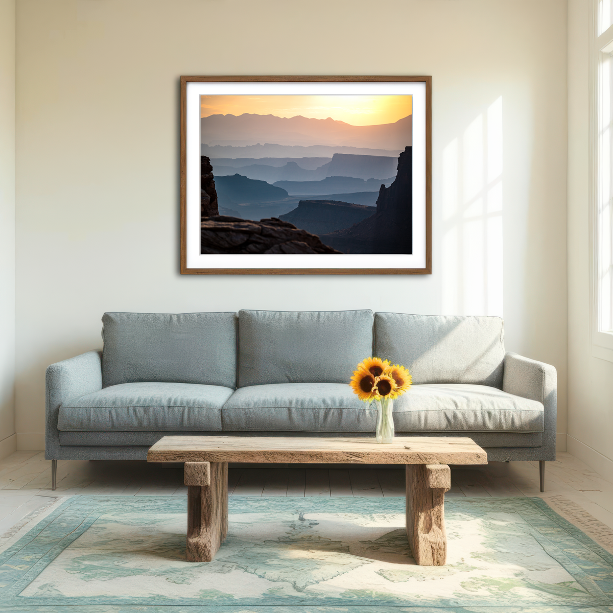 AUTO-MOCKUP ROOM | Canyonland Sunrise Wall Art