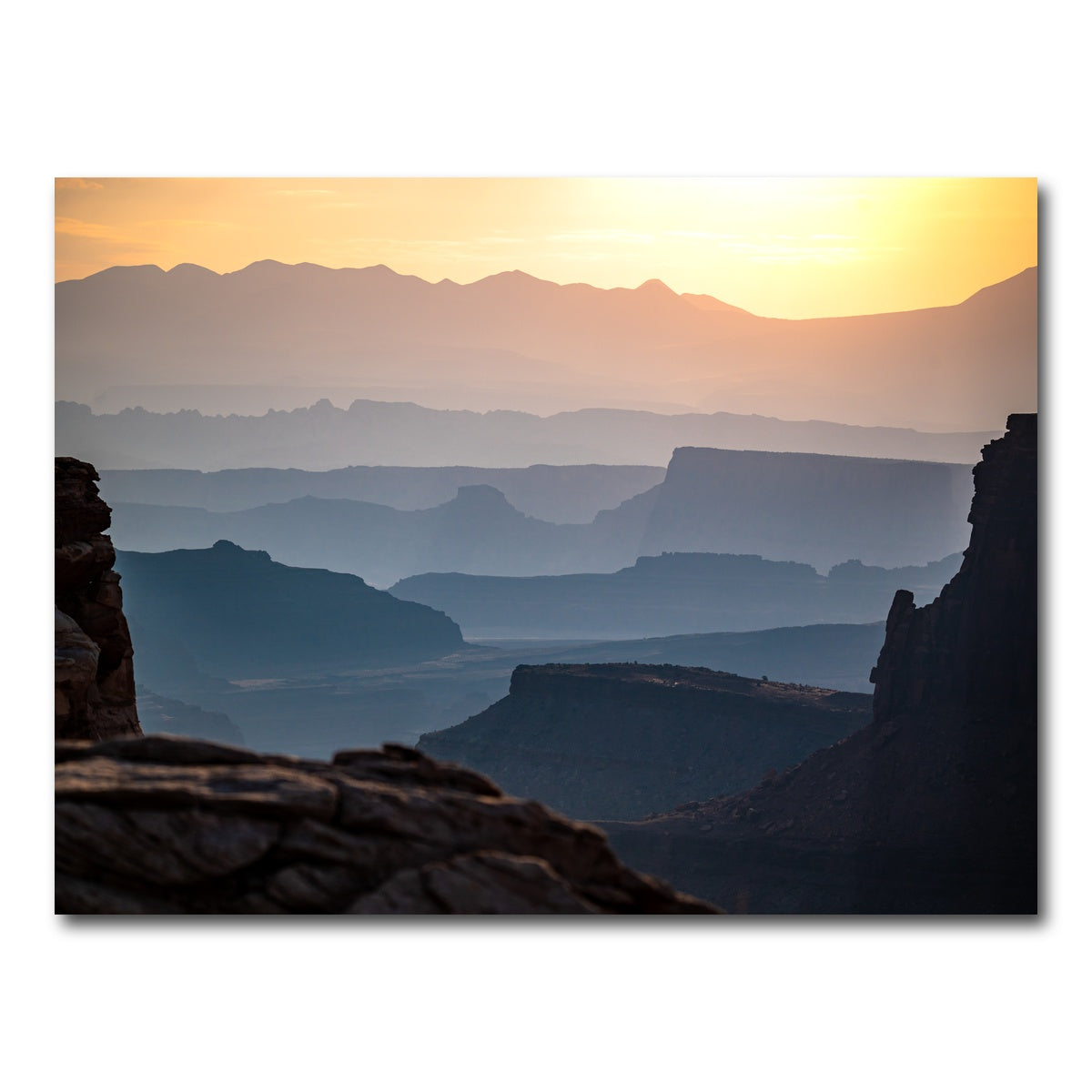 AUTO-MOCKUP WHITE | Canyonland Sunrise | 1 Piece | Gallery Wrap Canvas | group=4x3