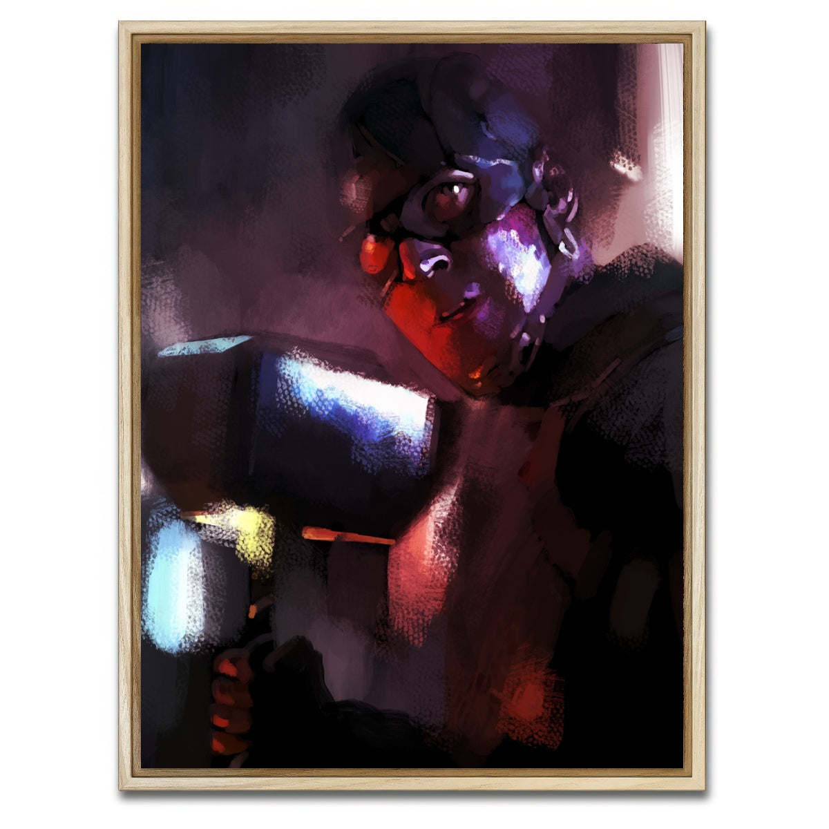 AUTO-MOCKUP WHITE | Cap And The Hammer | 1 Piece | Natural Framed Canvas | group=3x4