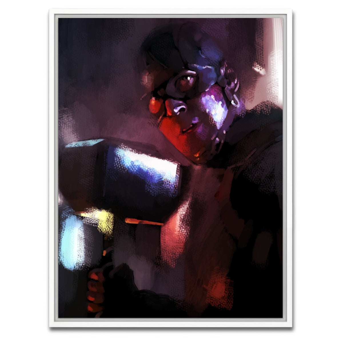 AUTO-MOCKUP WHITE | Cap And The Hammer | 1 Piece | White Framed Canvas | group=3x4