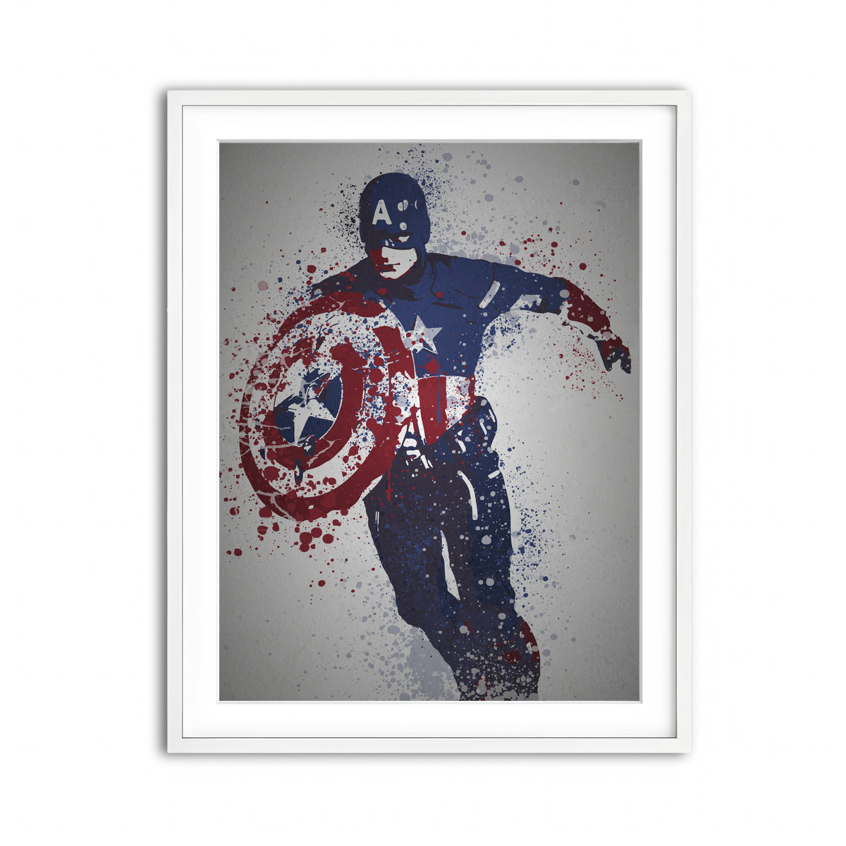 Framed Print 3x4 White