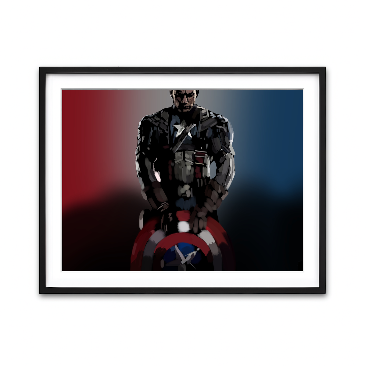 Framed Print 4x3 Black