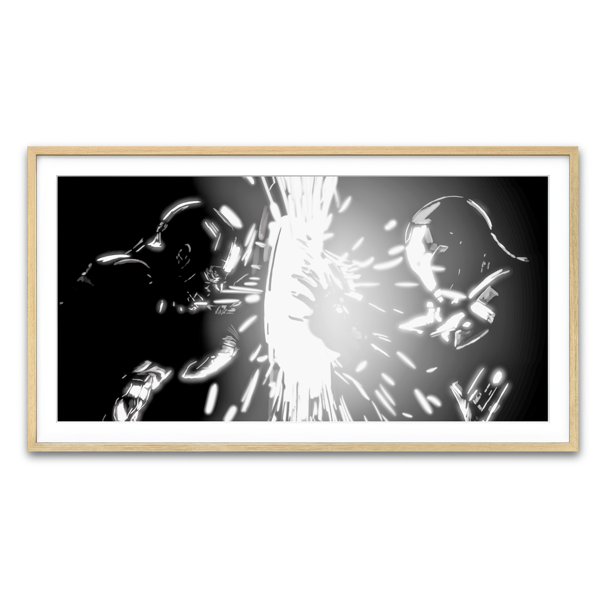 Framed Print 2x1 Natural