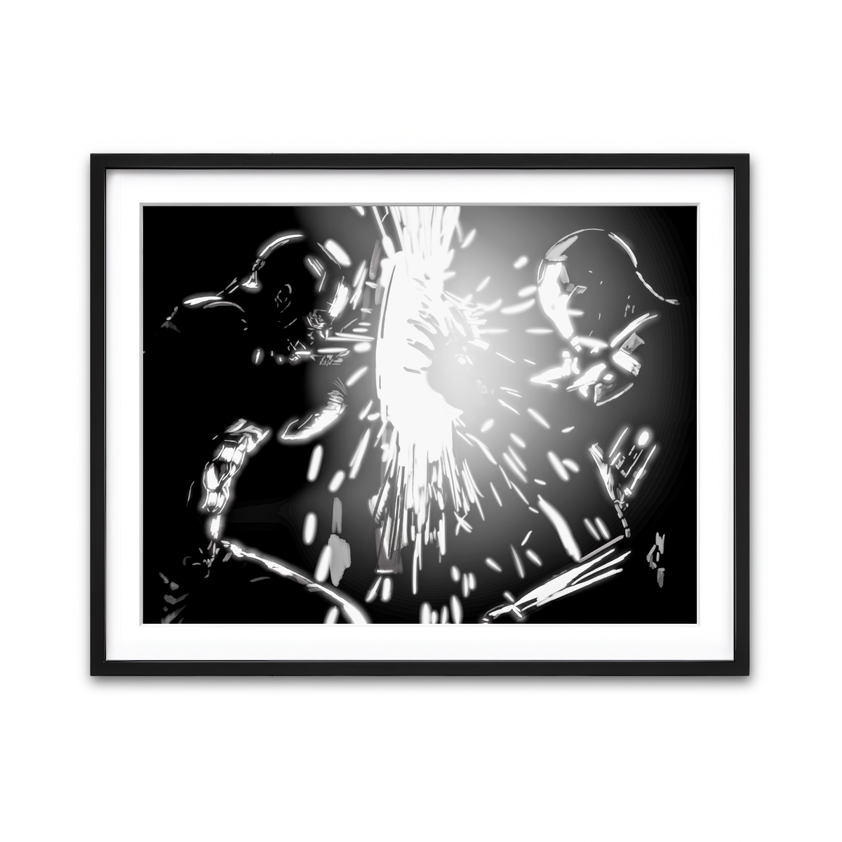 Framed Print 4x3 Black