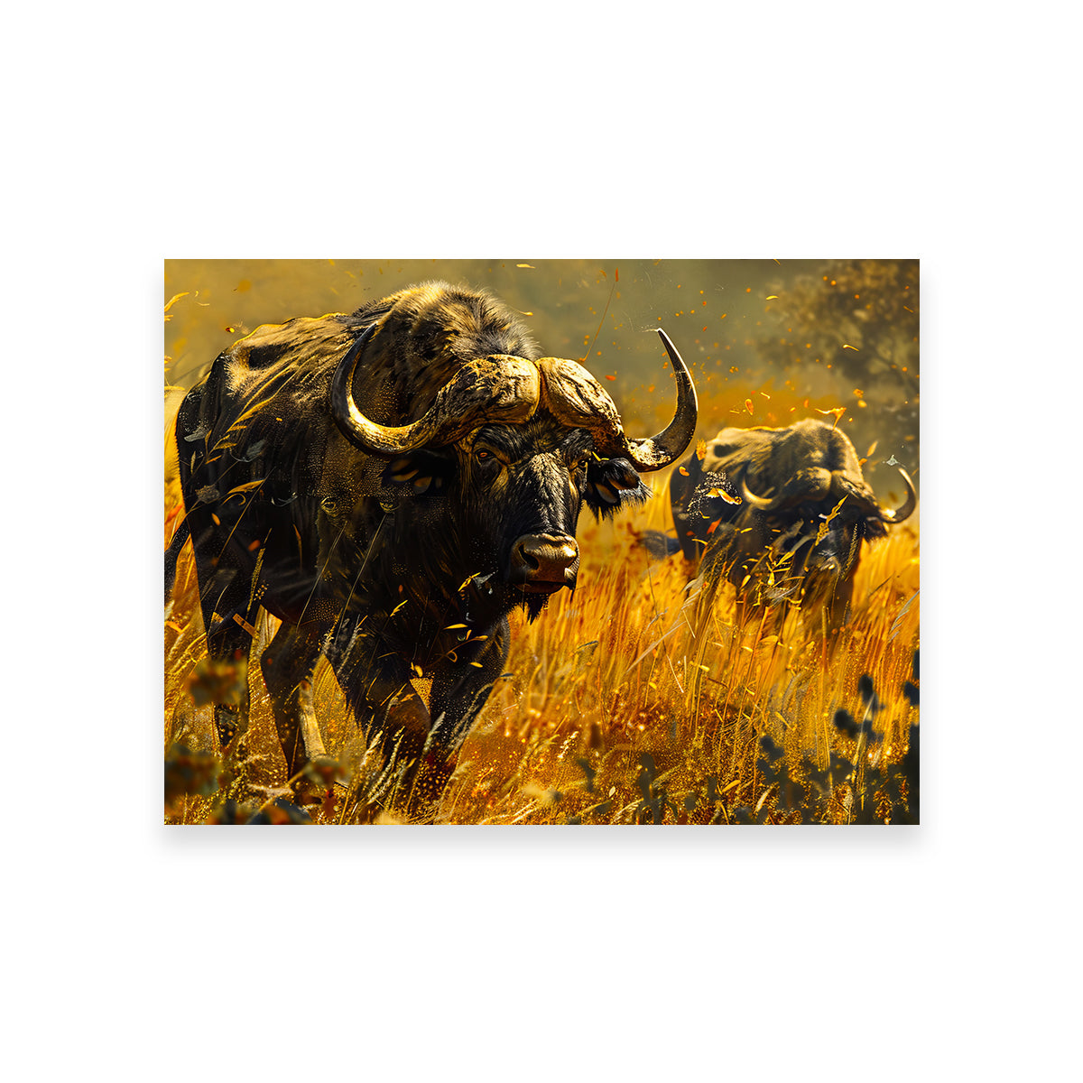 Cape Buffaloes Wall Art