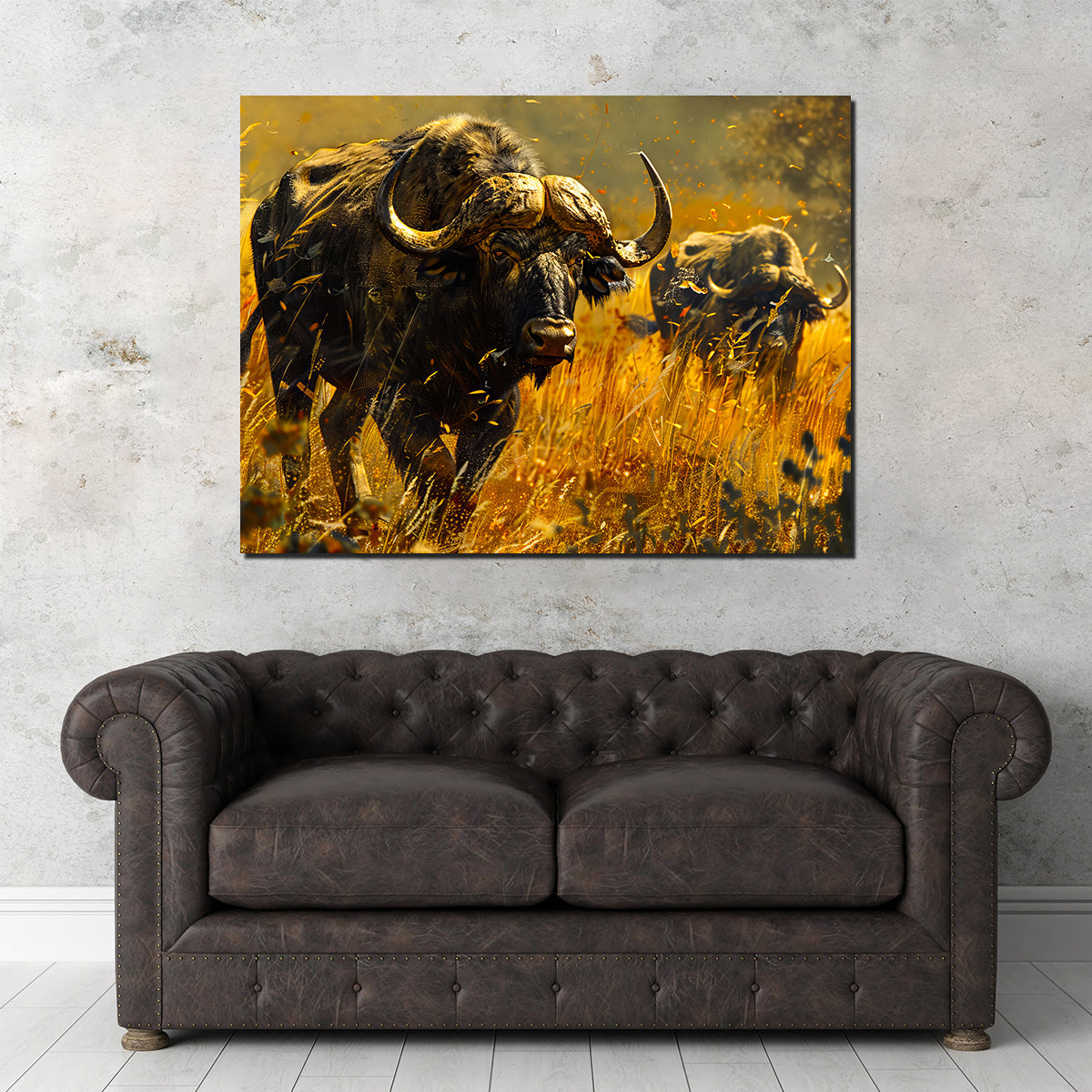 Cape Buffaloes Wall Art