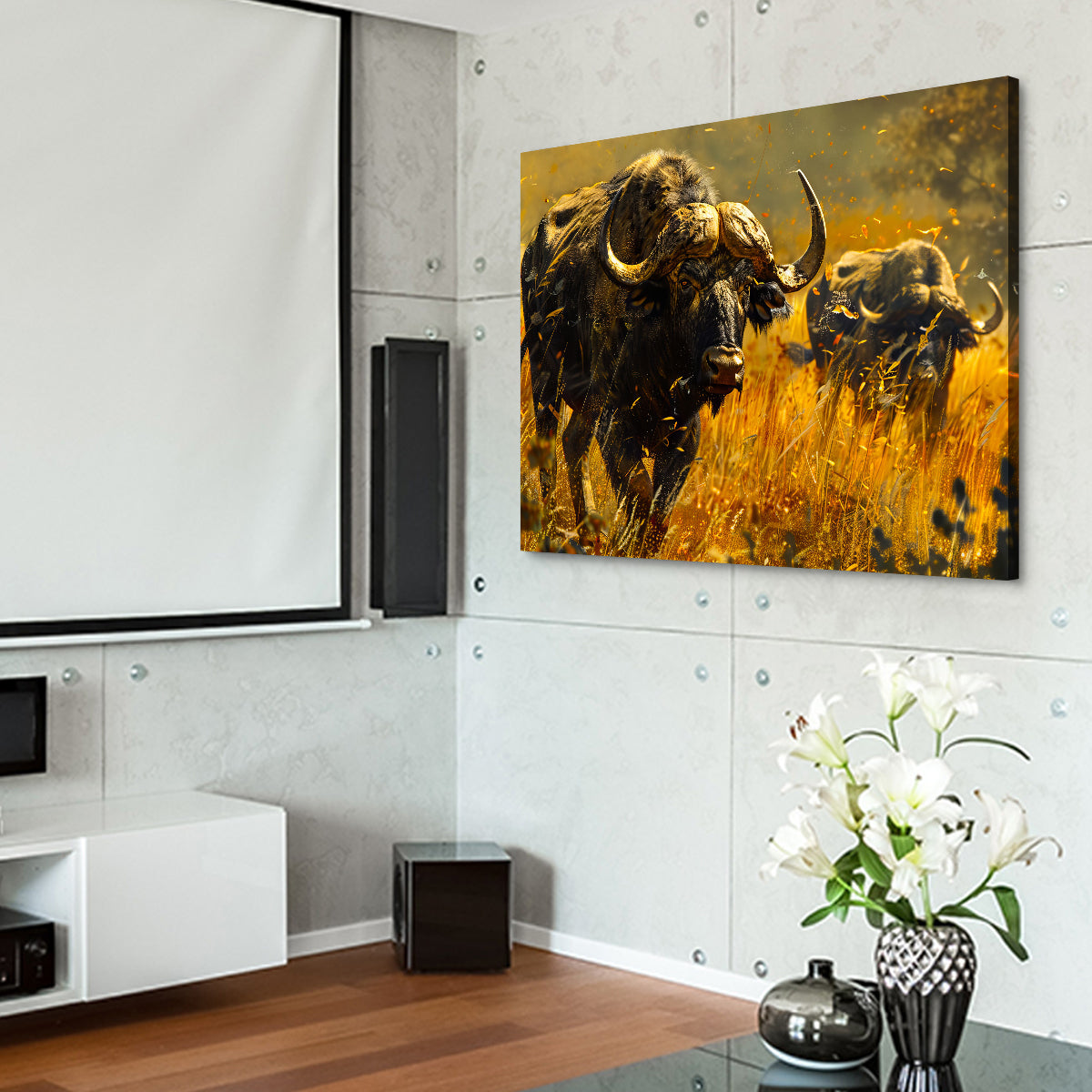 Cape Buffaloes Wall Art