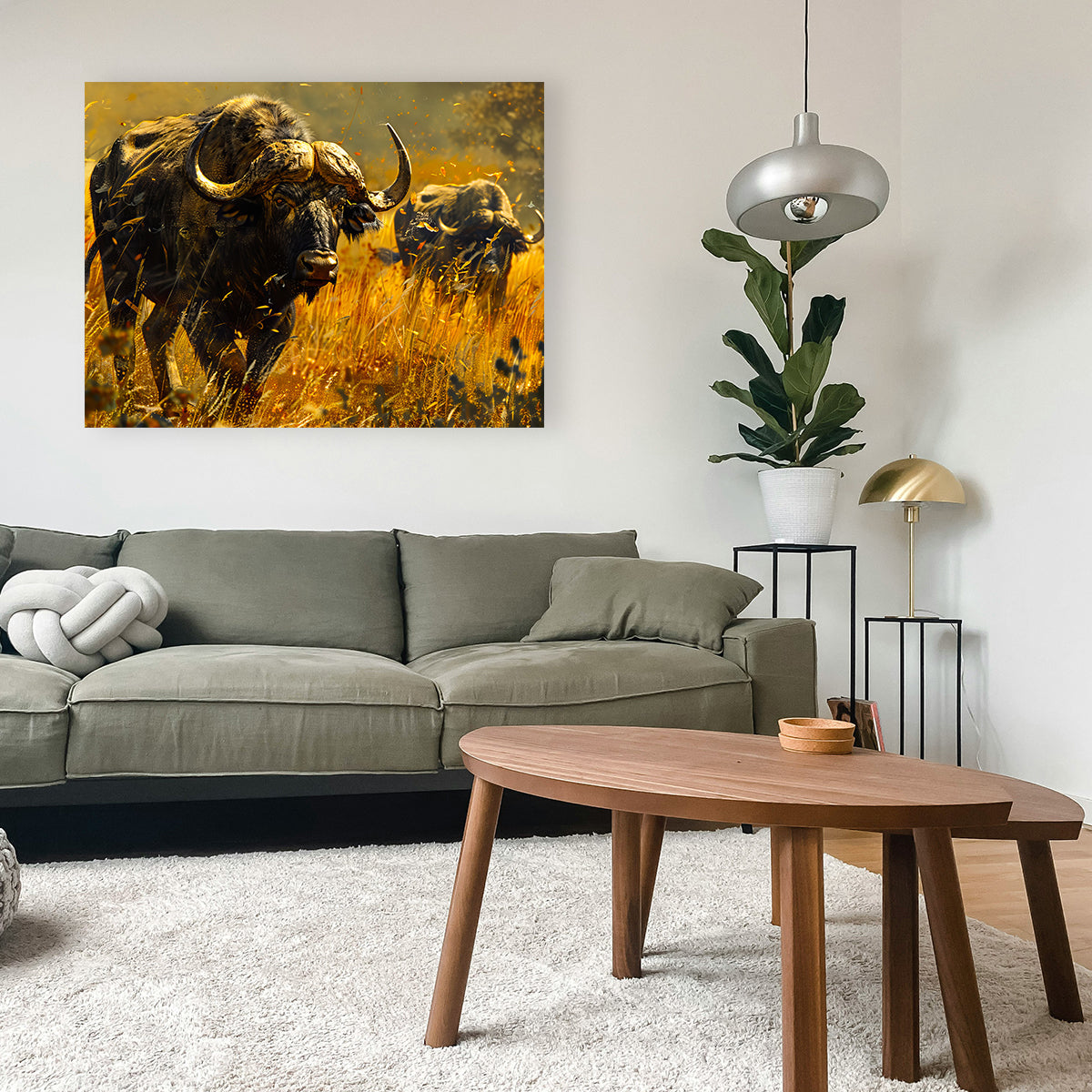 Cape Buffaloes Wall Art