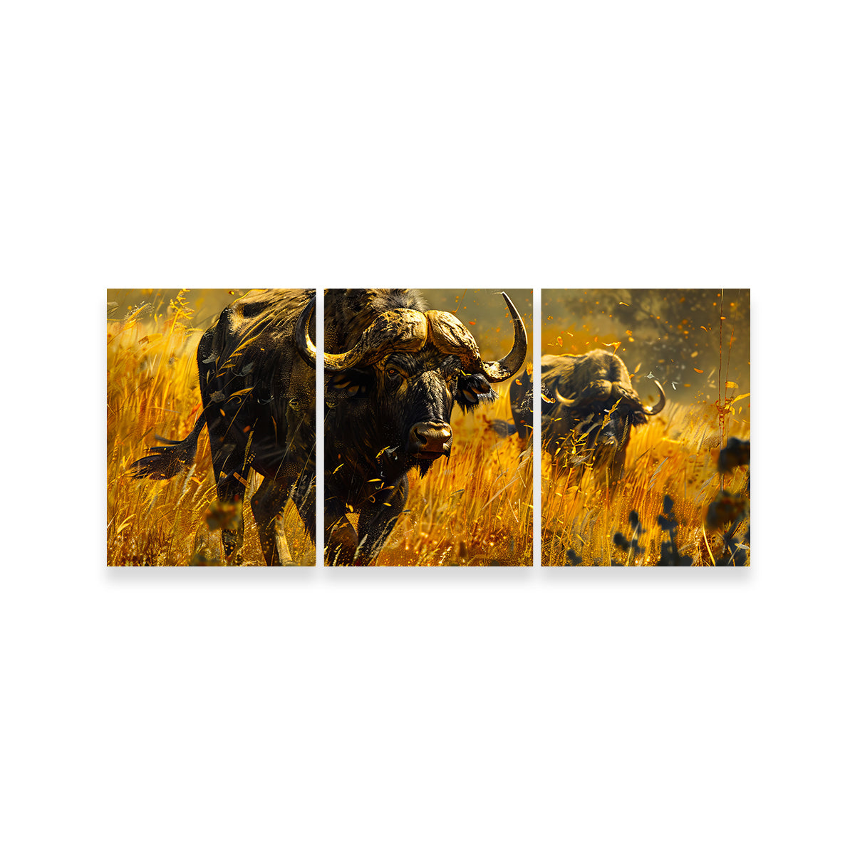 Cape Buffaloes Wall Art