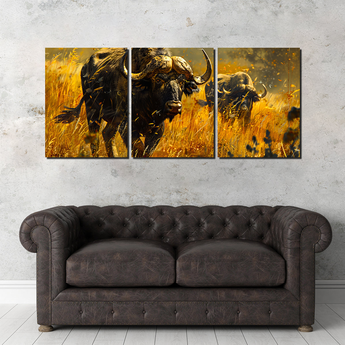 Cape Buffaloes Wall Art