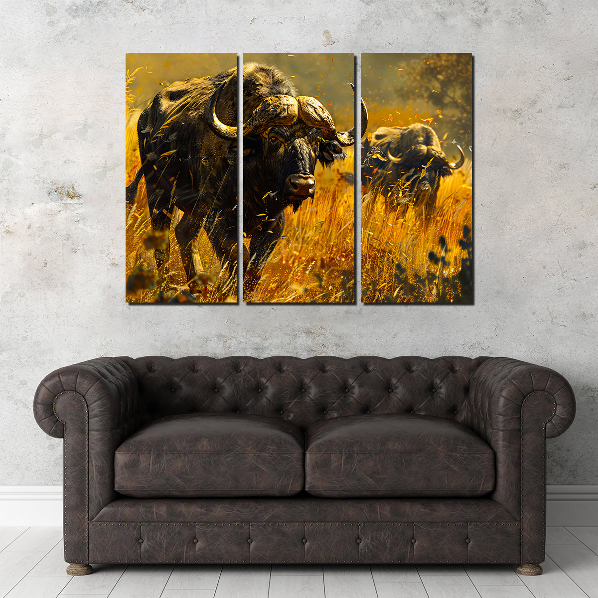 Cape Buffaloes Wall Art