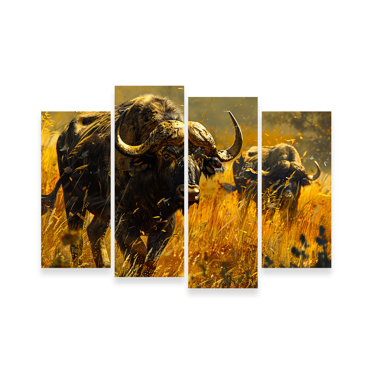 Cape Buffaloes Wall Art