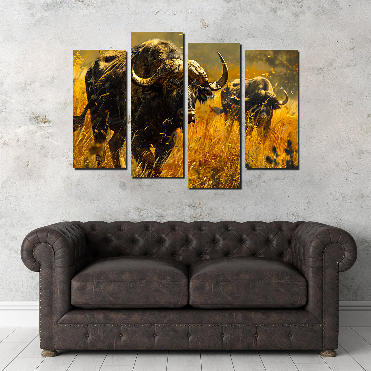 Cape Buffaloes Wall Art