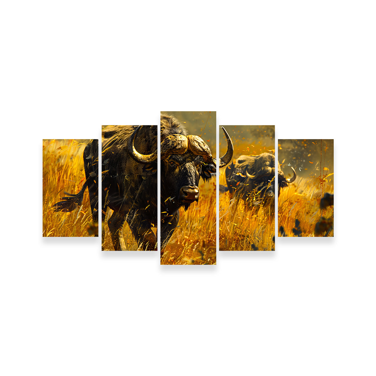 Cape Buffaloes Wall Art