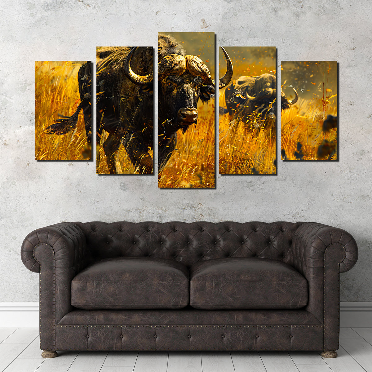 Cape Buffaloes Wall Art