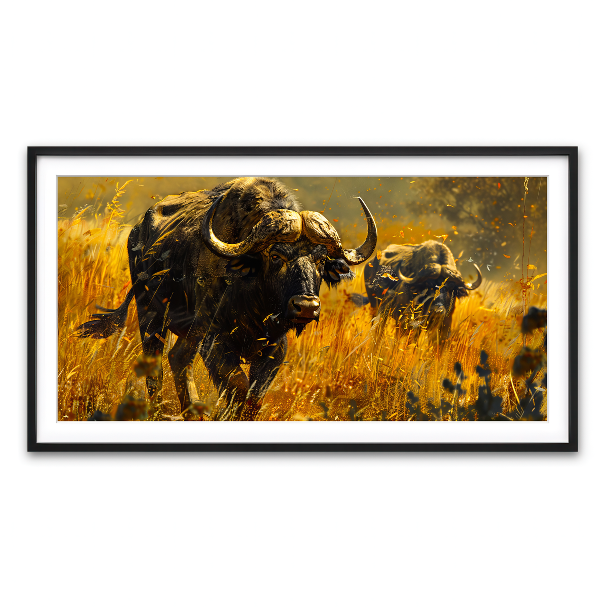 Framed Print 2x1 Black