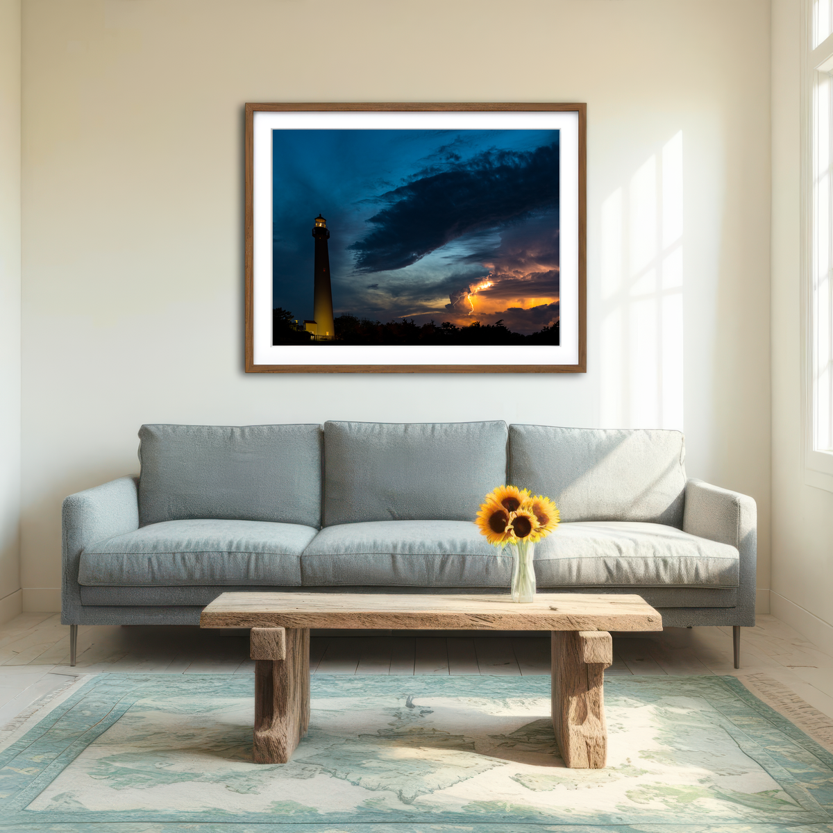AUTO-MOCKUP ROOM | Cape May Lighthouse Wall Art