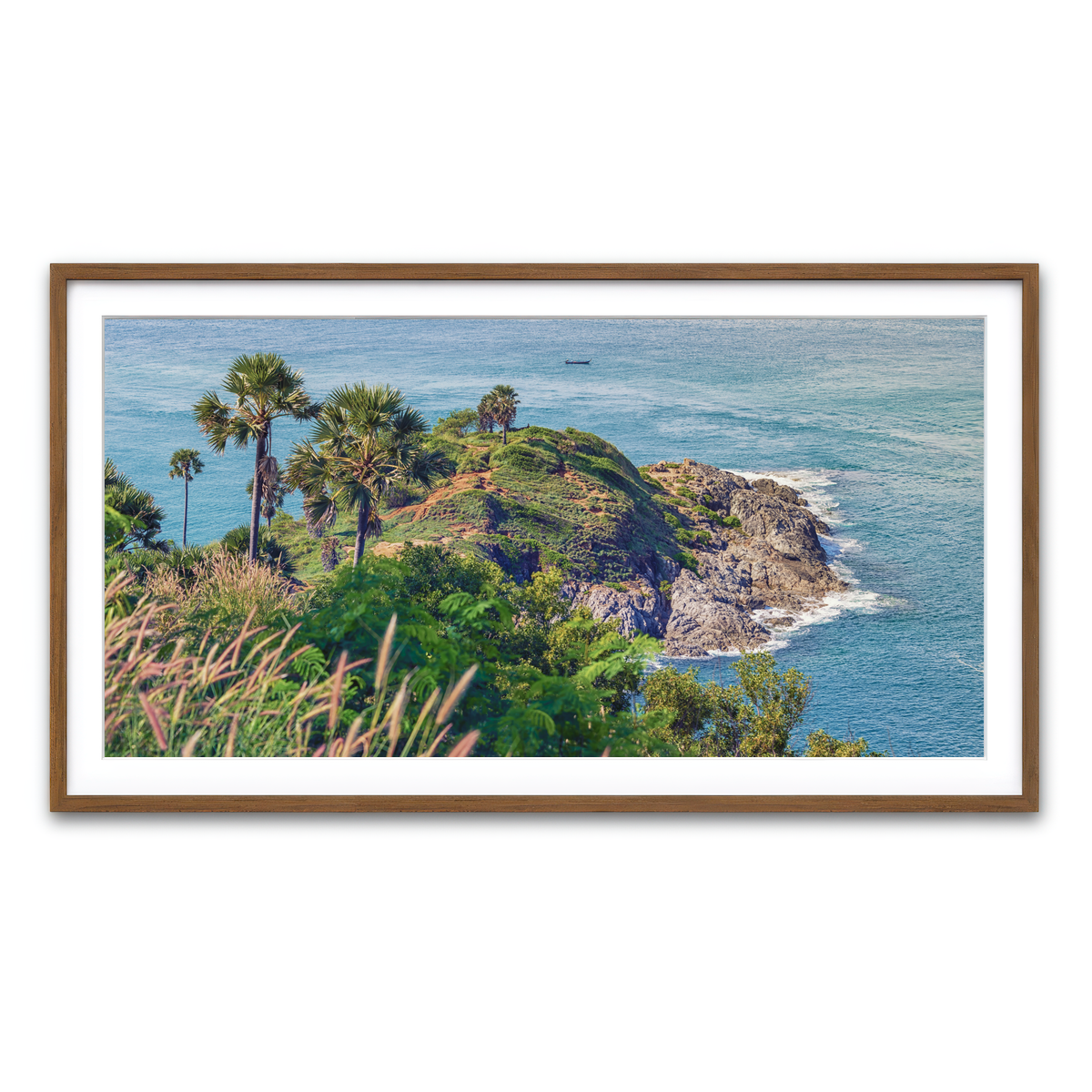 Framed Print 2x1 Walnut