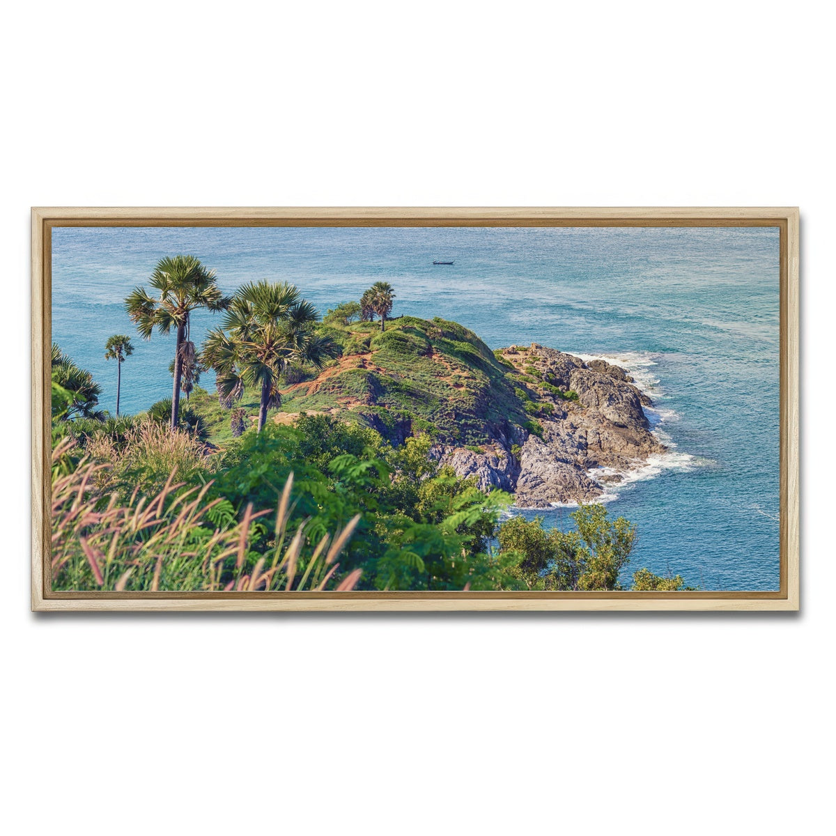 AUTO-MOCKUP WHITE | Cape Phrom Thep | 1 Piece | Natural Framed Canvas | group=2x1