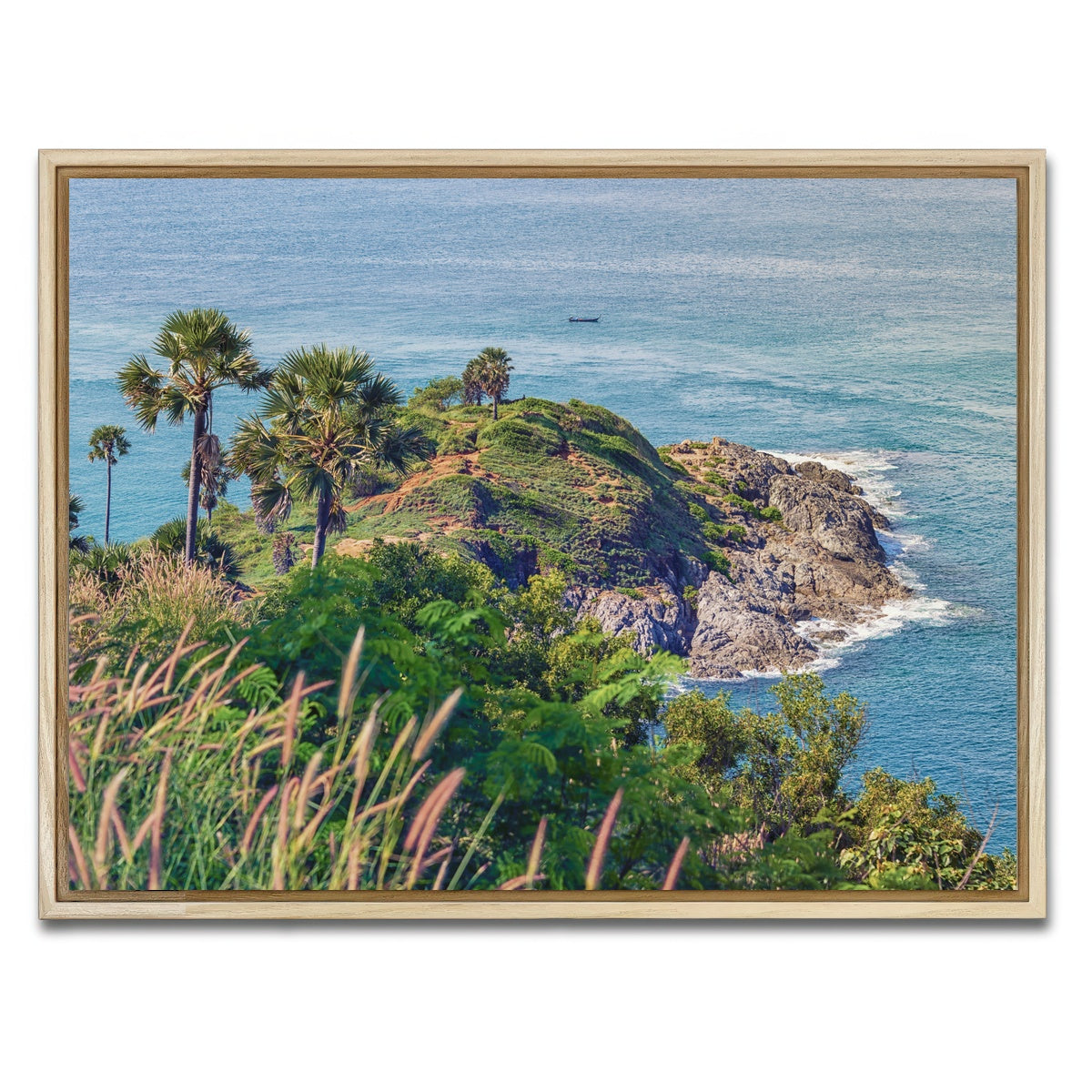 AUTO-MOCKUP WHITE | Cape Phrom Thep | 1 Piece | Natural Framed Canvas | group=4x3