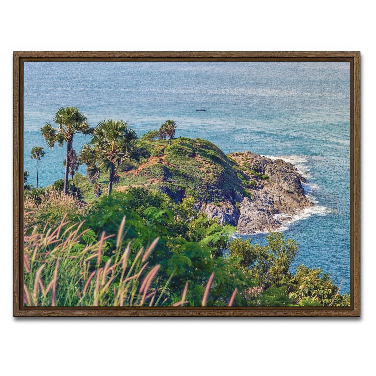 AUTO-MOCKUP WHITE | Cape Phrom Thep | 1 Piece | Walnut Framed Canvas | group=4x3